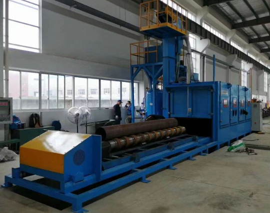 成都喷砂机在管道除锈中的现场施工应用
