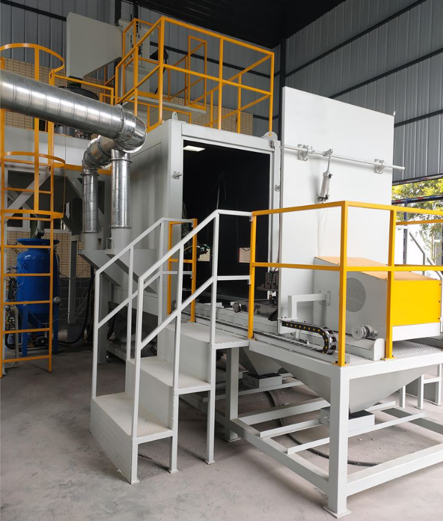 成都全自动喷砂机 实现无人化高效生产