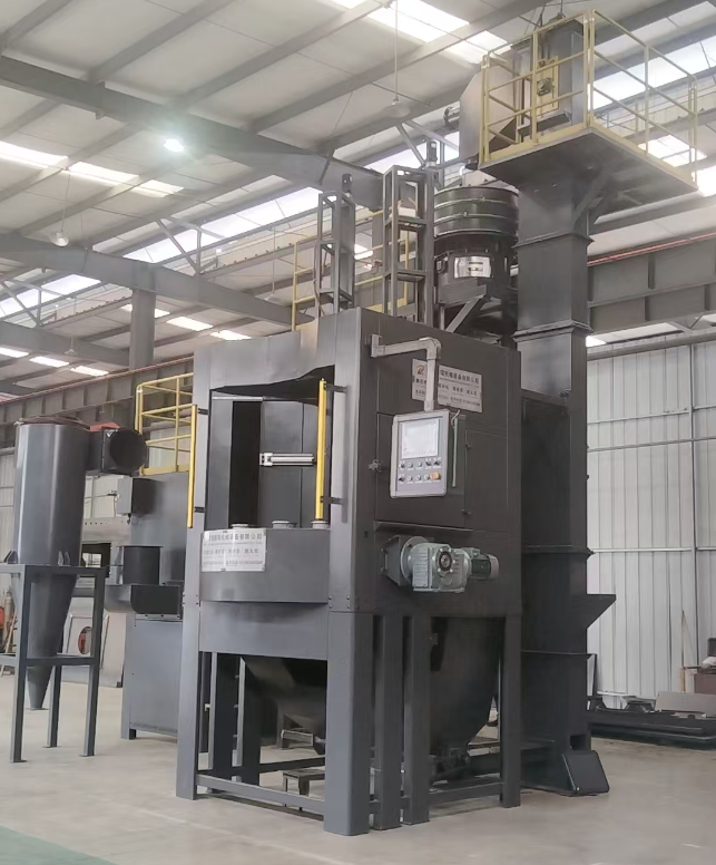 成都转盘式喷砂机 提升圆形工件处理效率