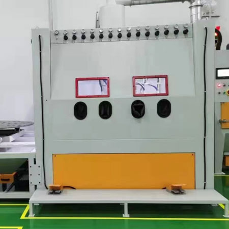 成都高效生产，从箱体手动喷砂机开始，提升零部件质量